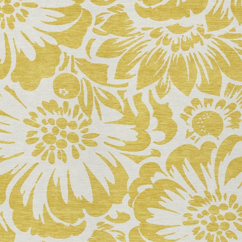 Dato Graceful Floral Weather Resistant Versatile Elegance Outdoor Rug - 8' X 10'