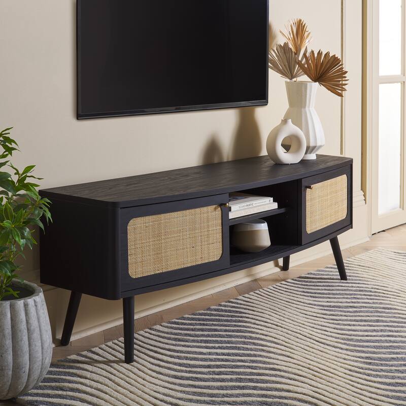 SAFAVIEH Home Cielle 2 Door Media Stand. - 60"Wx15"Dx21"H