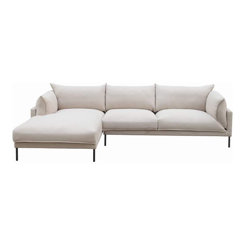 Aurelle Home Modern Deep Seat Chaise Sectional