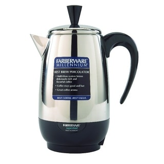 Farberware 2-8 Cup Percolator, Stainless Steel On Sale Bed