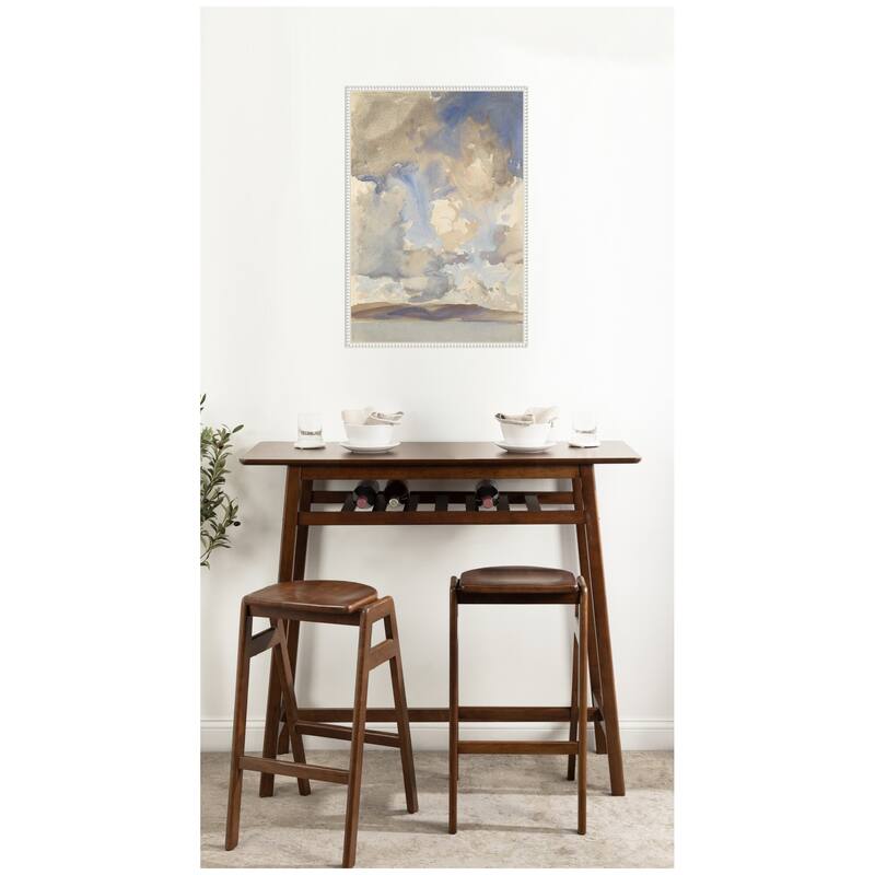 Kate and Laurel Clouds 1897 John Singer Sargent by Nostalgia Prints Framed Canvas Wall Art Print