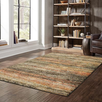 Style Haven Halden Textural Stripes Area Rug