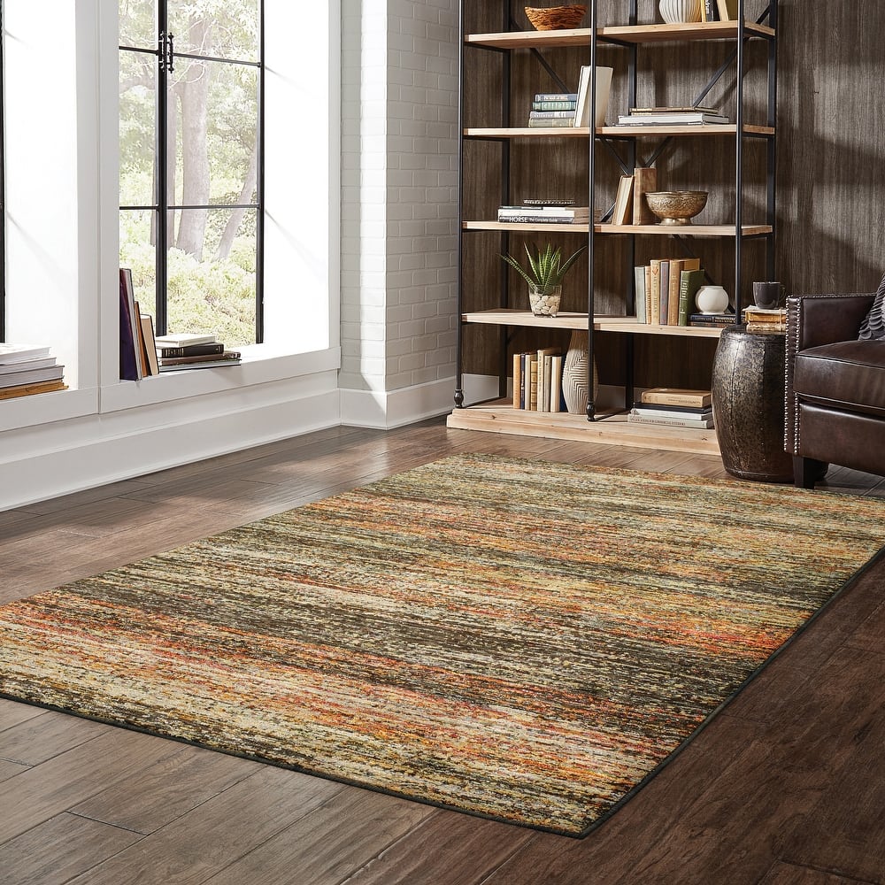 Style Haven Halden Textural Stripes Area Rug