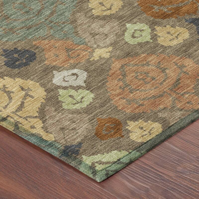 Machine Washable Indoor/ Outdoor Casual Zona Chantille Rug