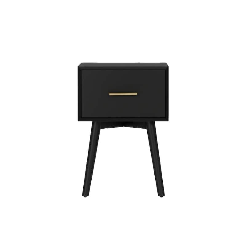 Alpine Furniture Flynn 18"W End Table in Black