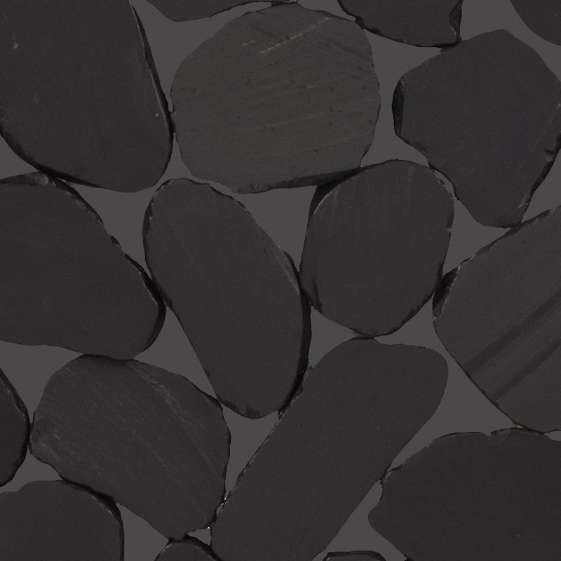 Daltile Pebble Oasis Natural Stone Flat Pebble Mosaic 12" x 12" (11 PC per Carton) (10.78 SQFT per Carton)