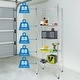 preview thumbnail 5 of 7, Mount-It! 5 Tier Wire Shelving with Wheels | Kitchen Storage