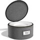preview thumbnail 11 of 12, Sorbus China Storage Dinnerware Organizer for Dessert Plate with Lid (Holds Service for 12) with Felt Protectors (1 Piece)