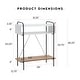 preview thumbnail 4 of 11, Furniture of America Benno Modern 31-inch Console Table with 2 Storage Shelves and Metal Frame Legs