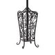 preview thumbnail 17 of 17, Black Metal Vintage Style Coat Rack with Scroll Designs