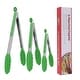preview thumbnail 13 of 25, Stainless Steel Kitchen Tongs Set Silicone Cooking Tongs 3Pcs