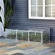 Outsunny 71" Aluminum Vented Cold Frame Greenhouse - Image 2