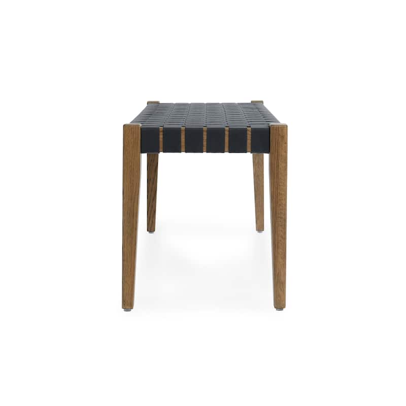 Classic Home Orlando 62" Oak Wood Charcoal Bench