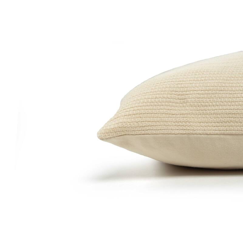 Rizzy Home Ribbed Textured Solid Throw Pillow