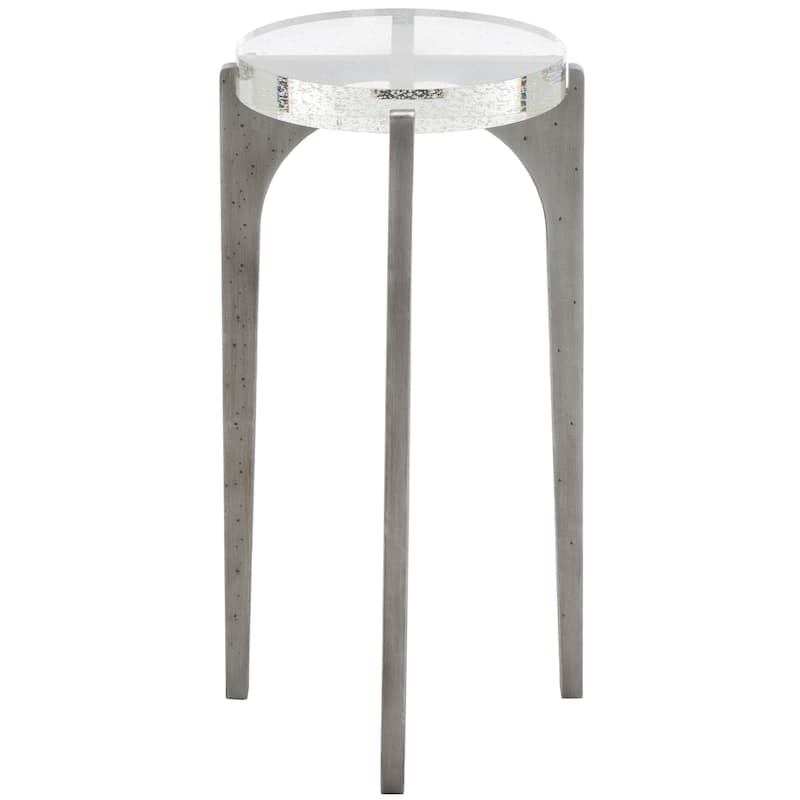 SAFAVIEH Couture Tawny Rd Bubble Glass Accent Table - 13 IN W x 13 IN D x 25 IN H