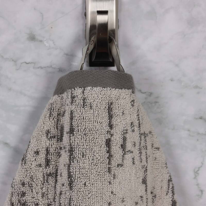Superior Lodie Cotton Jacquard Solid and Two-Toned Hand Towel Set of 6