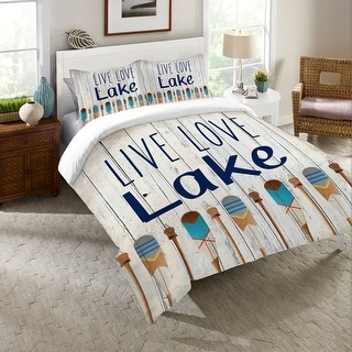 Laural Home Lakeside Living Love Comforter