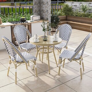 5 piece cheap bistro table set
