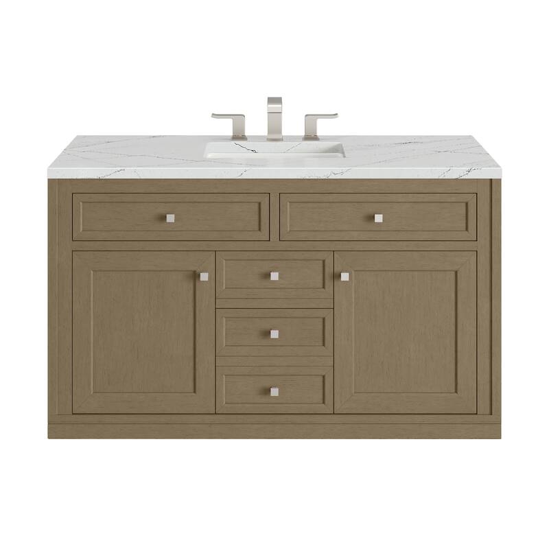 Chicago 48" Single Vanity, Walnut Whisper