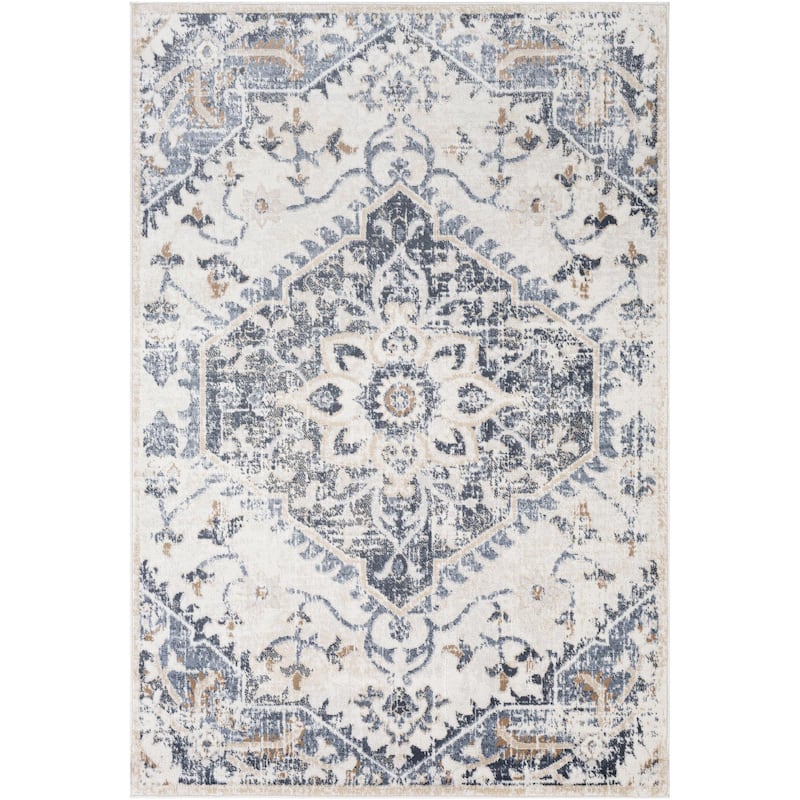 Livabliss St Tropez Updated Traditional Diamond Area Rug