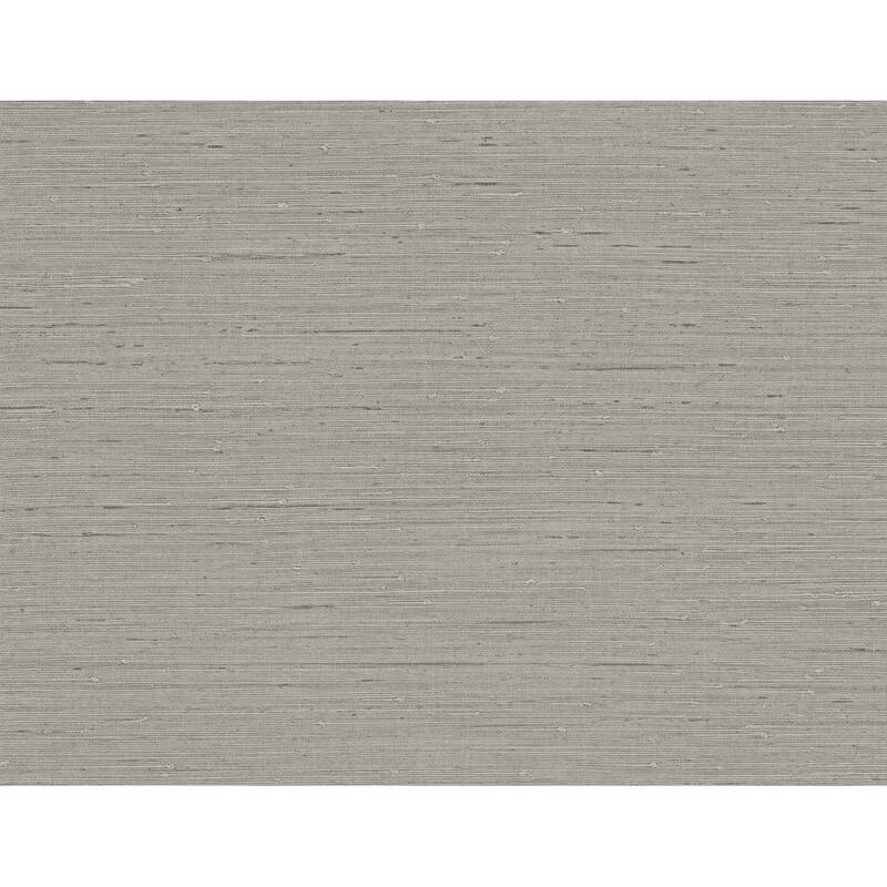Seabrook Designs Seahaven Rushcloth Embossed Vinyl Unpasted Wallpaper - 27 in. W x 27 ft. L - Cove Grey