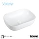 preview thumbnail 2 of 3, Karran Valera 18" Vitreous China Vessel Bathroom Sink in White