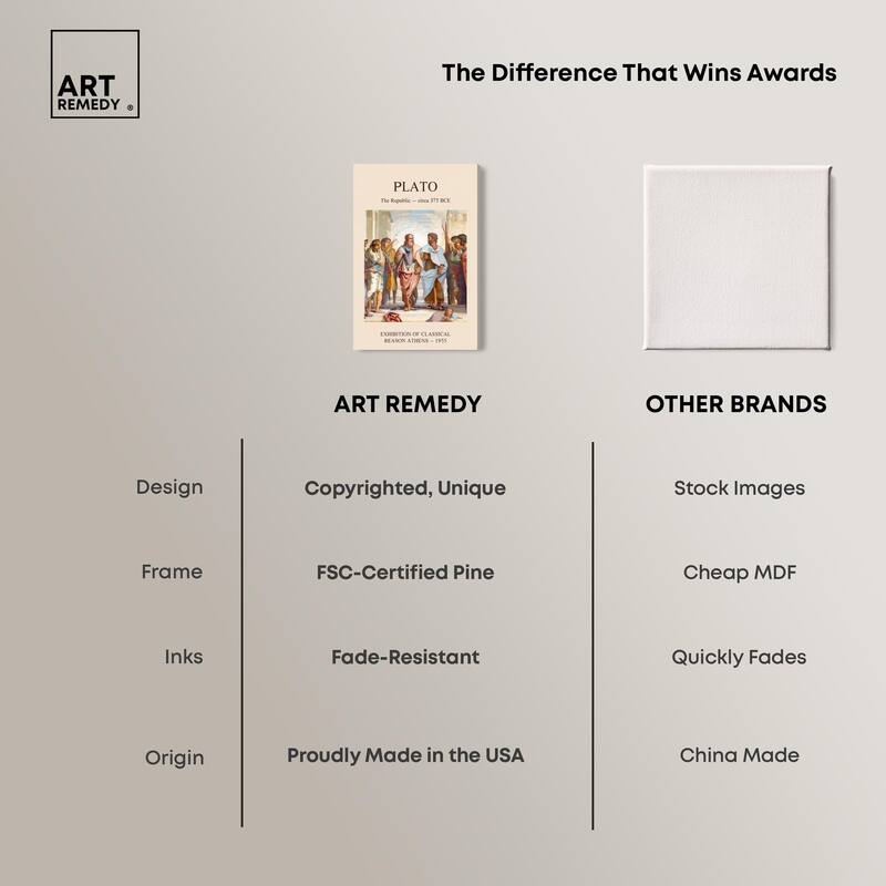 World of Plato's Republic Canvas by Art Remedy, Gallery Wrapped