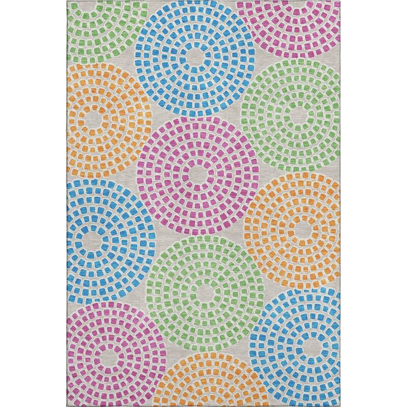 Premium Washable Super Soft Mosaic Colosseum Mayfield Rug