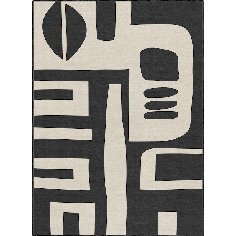 Well Woven Apollo Elemental Canyon Geometric Low Pile Area Rug