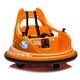 preview thumbnail 19 of 52, Safe and Fun 12V Ride-On Bumper Car with Remote Control, 5-Point Harness, LED Lights, and Music, Ideal Christmas Present Orange