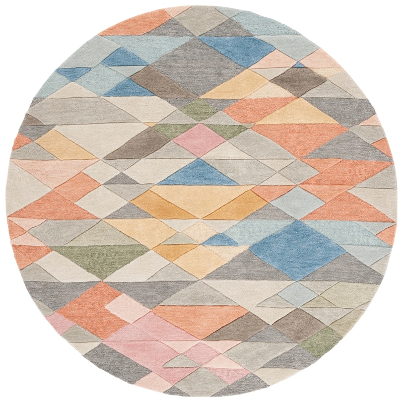 SAFAVIEH Handmade Rodeo Drive Hyrije Mid-Century Modern Wool Rug