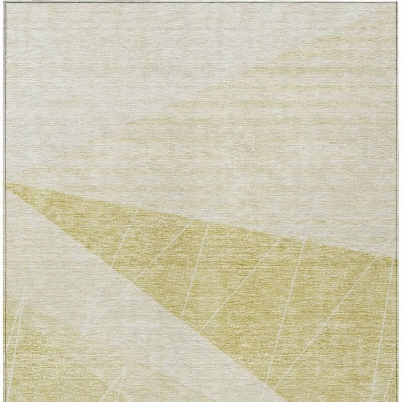 HomeRoots Geometric Transitional Rectangle Outdoor Rug