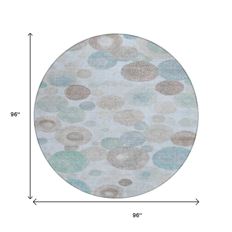 HomeRoots Geometric Transitional Rectangle Outdoor Rug