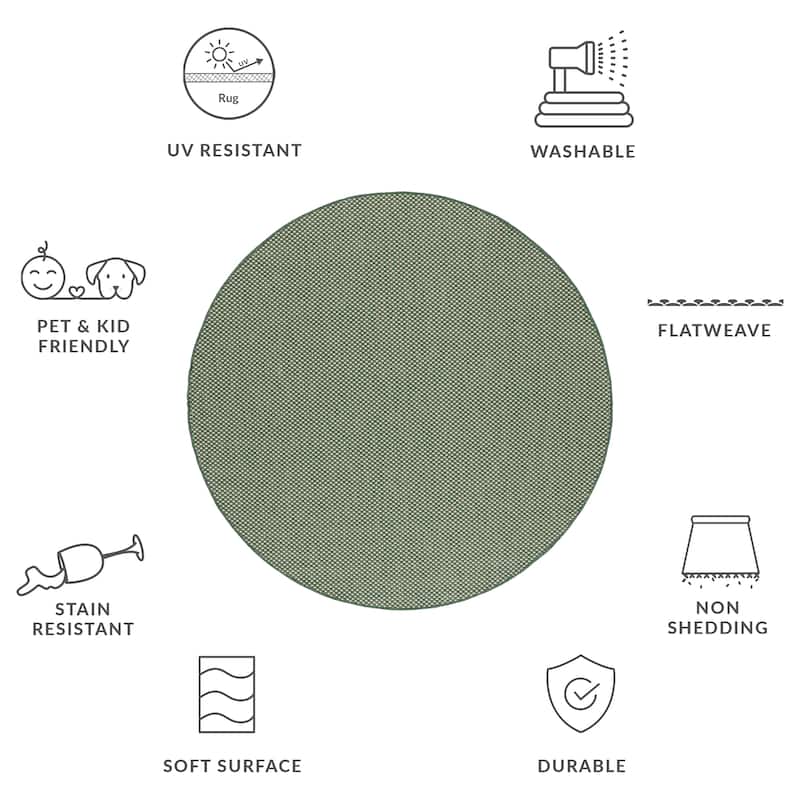 SAFAVIEH Courtyard Cilly Indoor/ Outdoor Waterproof Patio Backyard Rug