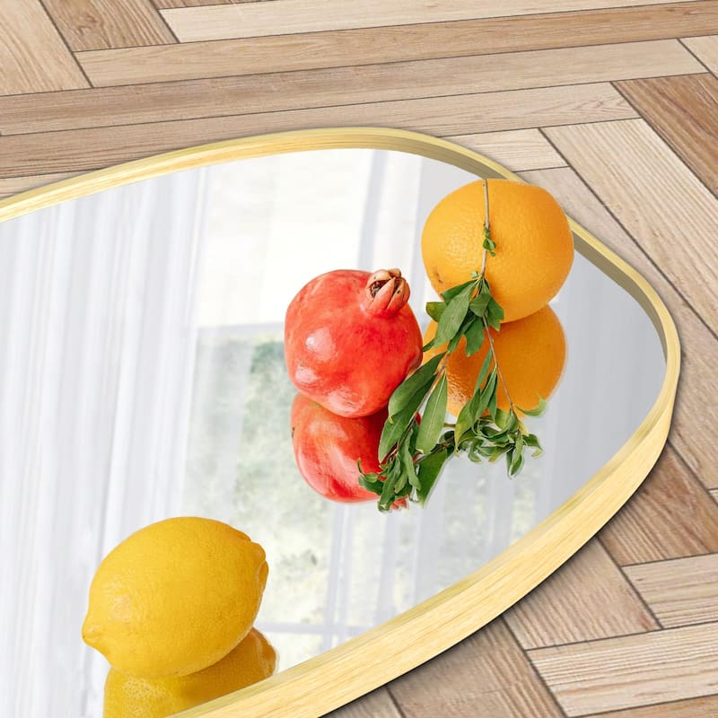 2 Pack Oval Mirror Vanity Decorative Wall Mirror