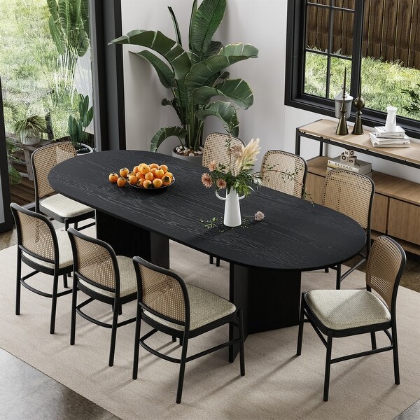 Brix V-Leg Solid Wood Dining Table Kitchen Tables for Dining Room
