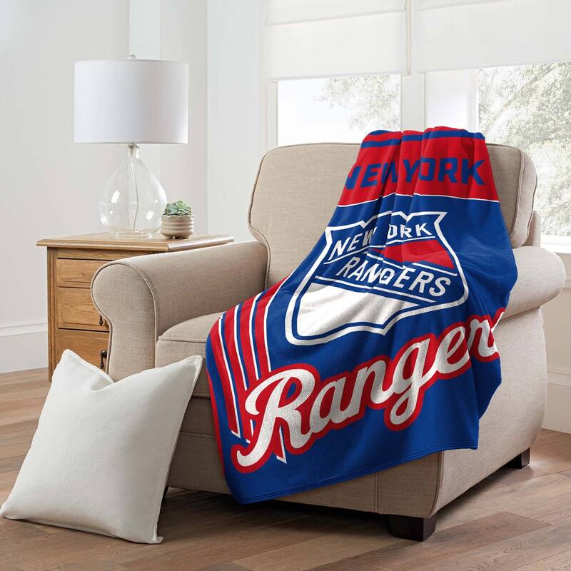 NHL New York Rangers 46" x 60" Microfiber Throw Blanket