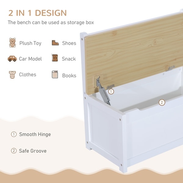 Chair bench with storage outlet