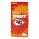 preview thumbnail 9 of 74, NFL Psychedelic Beach Towel 30" x 60" - Kansas City Chiefs