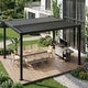 preview thumbnail 18 of 194, EROMMY Outdoor Louvered Pergola with Adjustable Aluminum Roof – Rainproof Gazebo for Patio & Garden