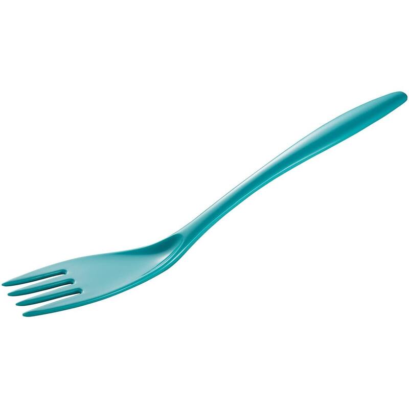 Hutzler 12.5-Inch Melamine Cooking / Serving Fork - Turquoise
