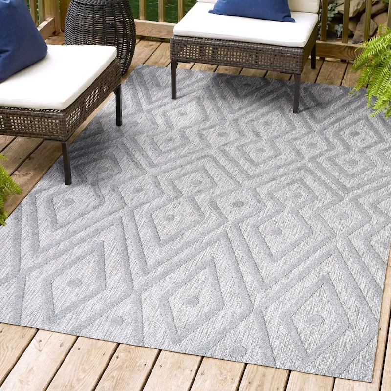 JONATHAN Y Salines Moroccan Diamond Indoor/Outdoor Area Rug