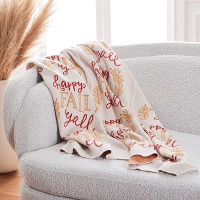 Safavieh 50"x60" Happy Fall Throw