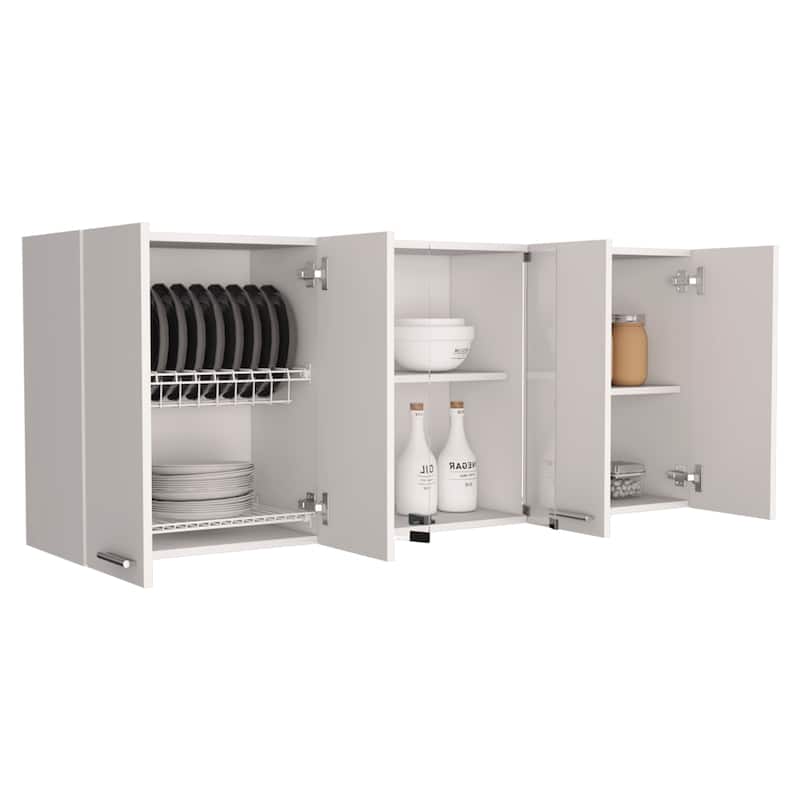 Superior Wall Cabinet With Four Interior Shelves