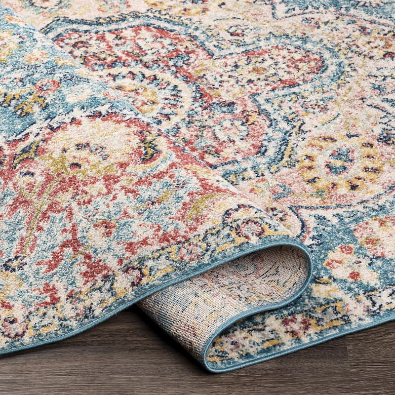 Livabliss Elaziz Updated Traditional Medallion Area Rug