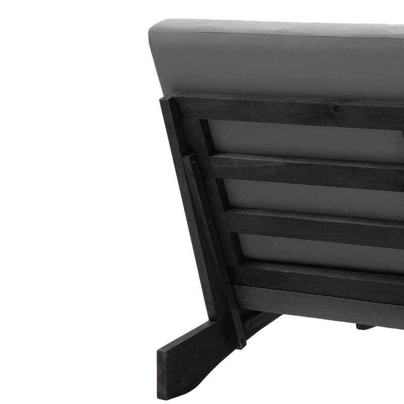 2 Set Patio Acacia Wood Outdoor Chair