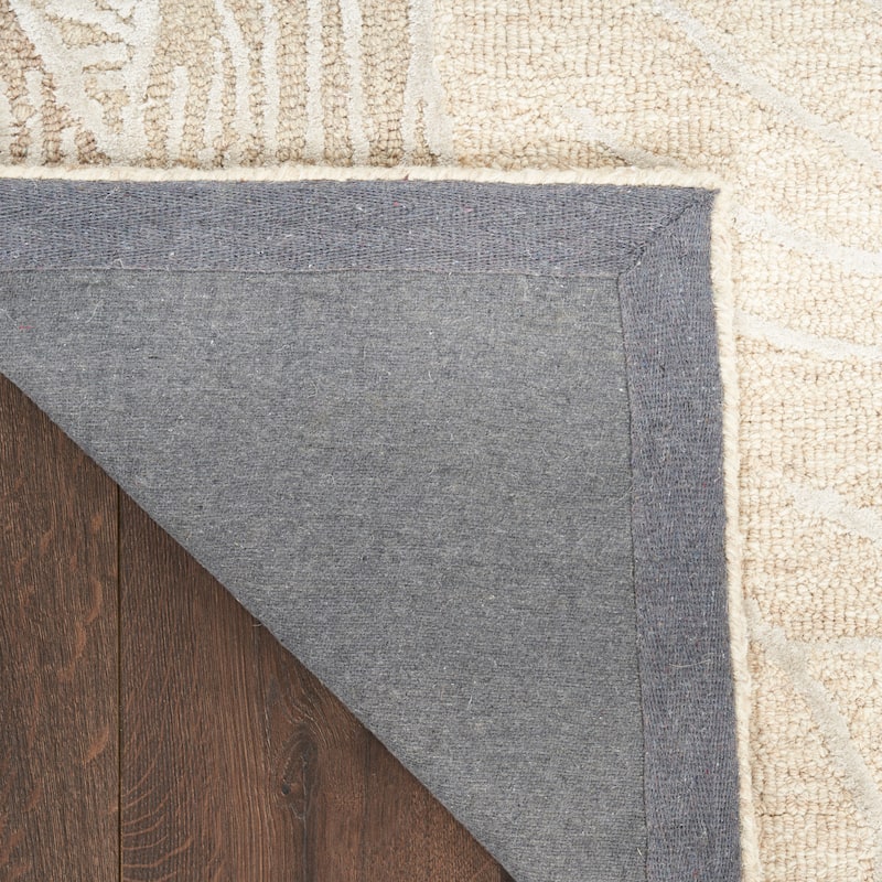 Nourison Avra Indoor only Floral Handmade Wool Area Rug