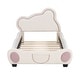 preview thumbnail 43 of 57, Velvet Platform Bed with Bear Shaped Headboard