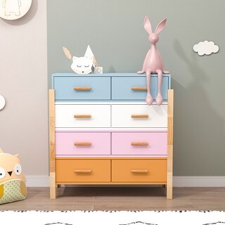Colorful Free Combination Cabinet - 8 Drawer