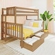 preview thumbnail 4 of 25, Max and Lily Twin over Full Bunk Bed with Ladder and Storage Drawers
